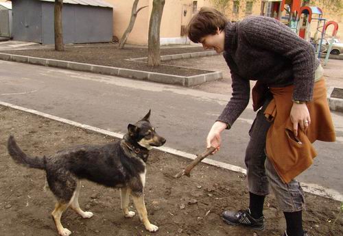 Айно и пес